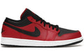 Jordan 1 Low Reverse Bred Pebbled Swoosh