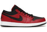 Jordan 1 Low Reverse Bred Pebbled Swoosh