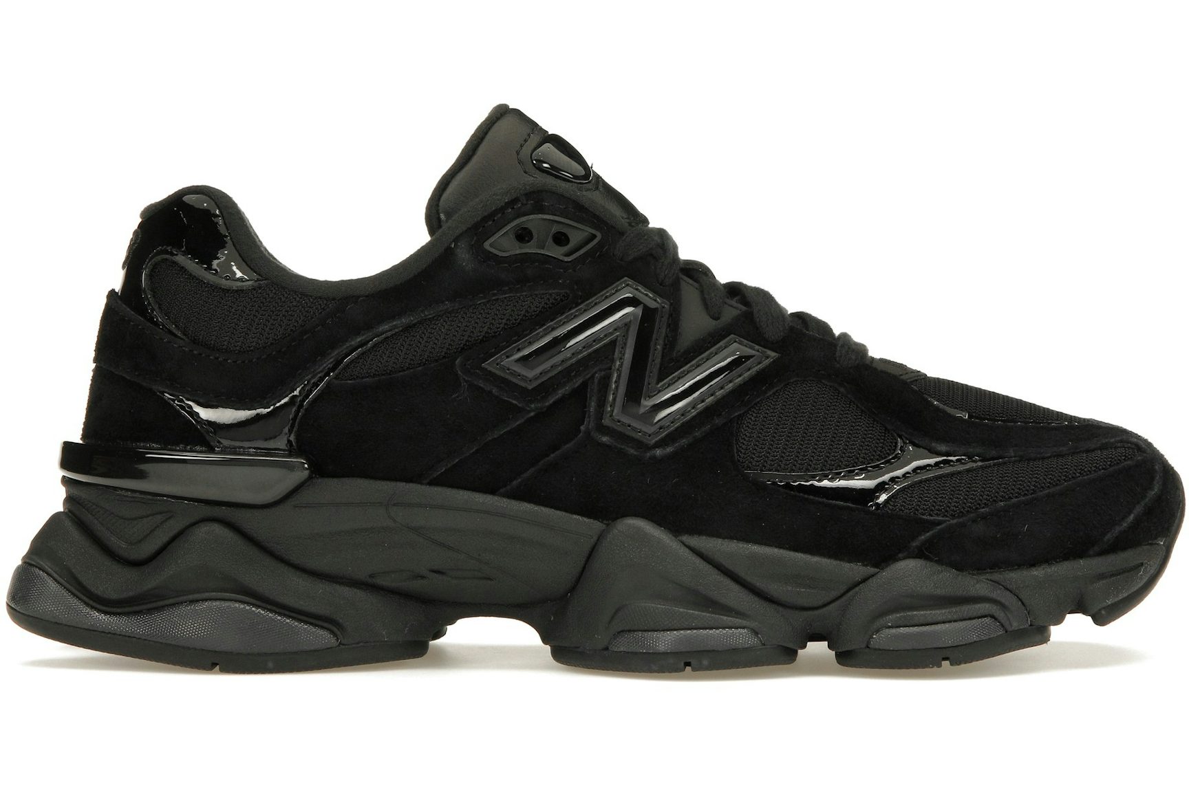 New Balance 9060 Triple Black Patent-1