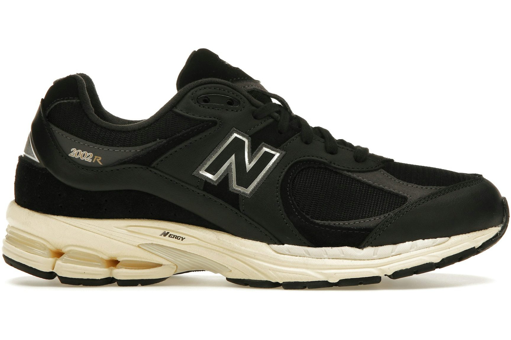 New Balance 2002R Black Vintage-1