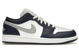 Jordan 1 Low Wolf Grey Midnight Navy