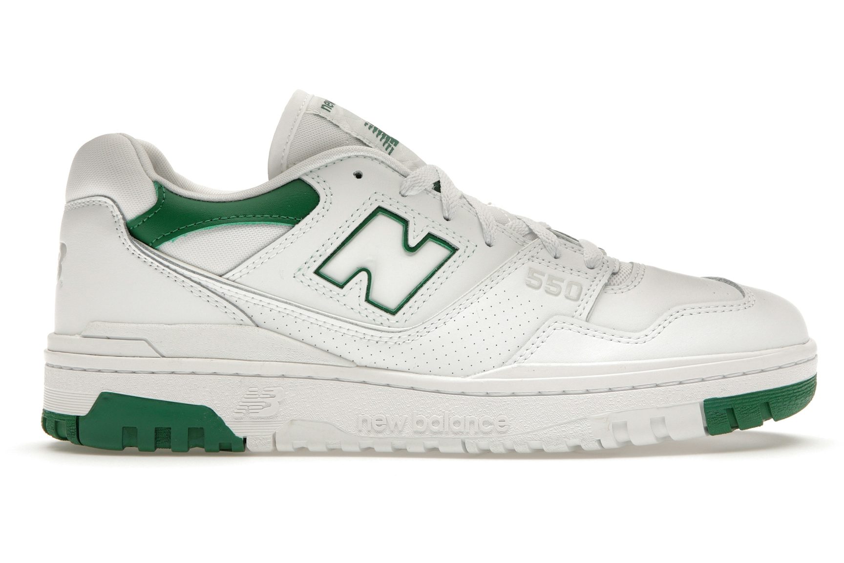 New Balance 550 White Classic Green-1