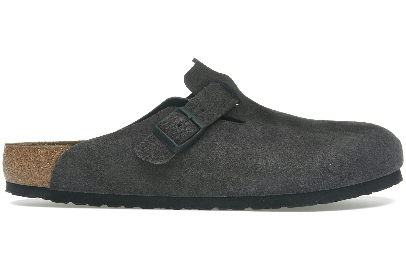 Birkenstock Boston Suede Velvet Grey-1