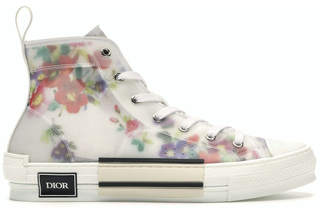Dior B23 High Top Flowers Oblique