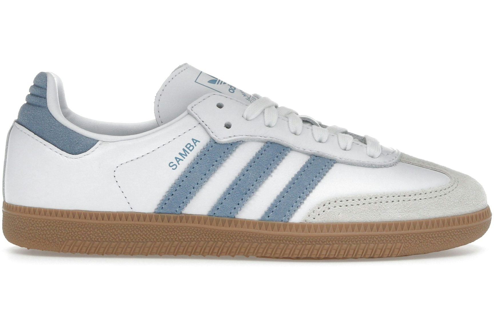 adidas Samba OG White Alumina Ash Blue (Women's)-1