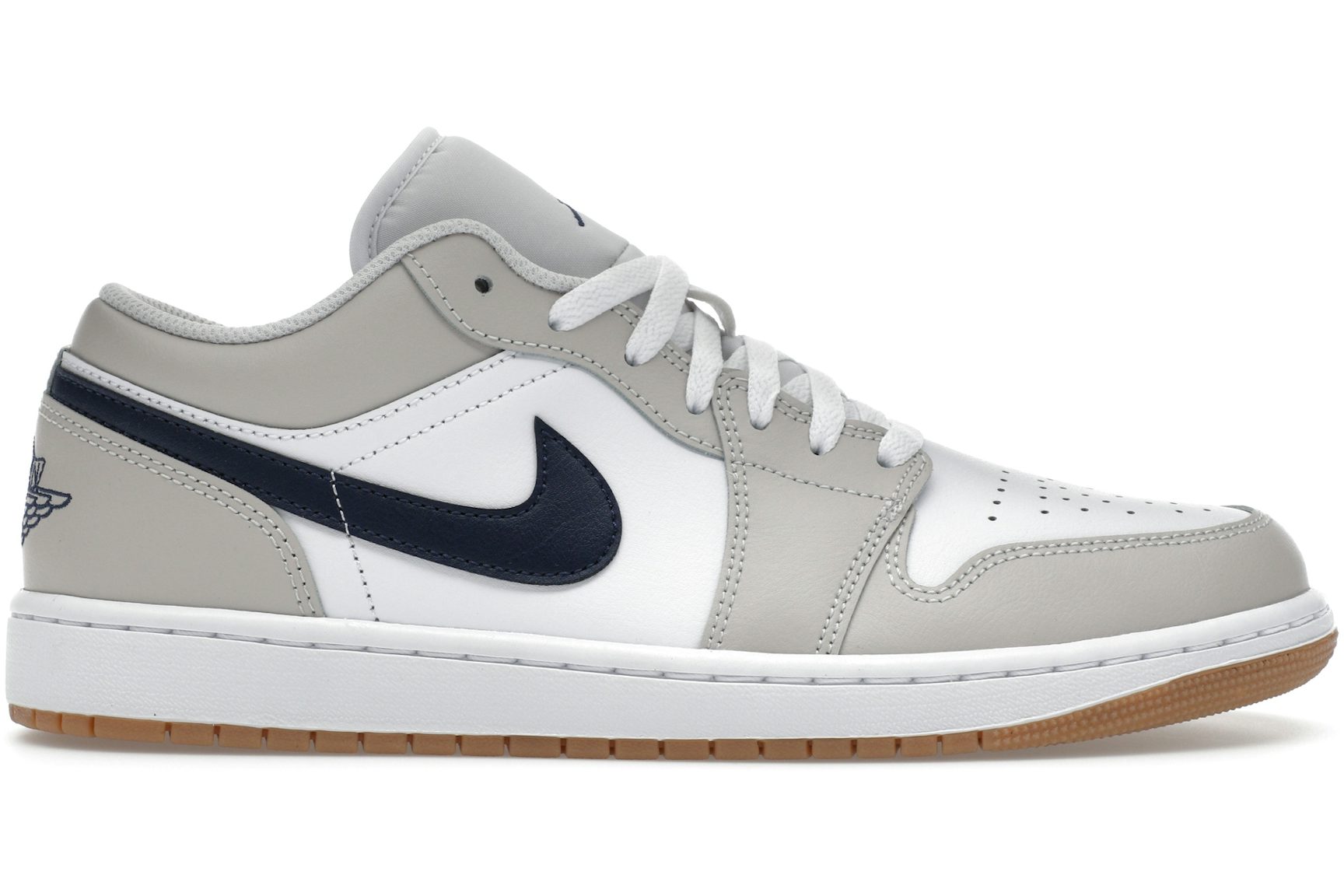 Jordan 1 Low Midnight Navy Neutral Grey-1