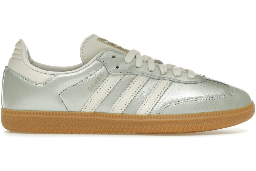 adidas Samba OG Linen Green Metallic (Women's)-1