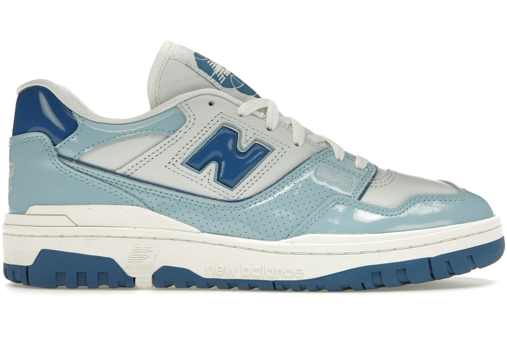 New Balance 550 Chrome Blue Patent-1