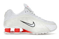 Nike Shox R4 White Phantom Picante Red (Women's)