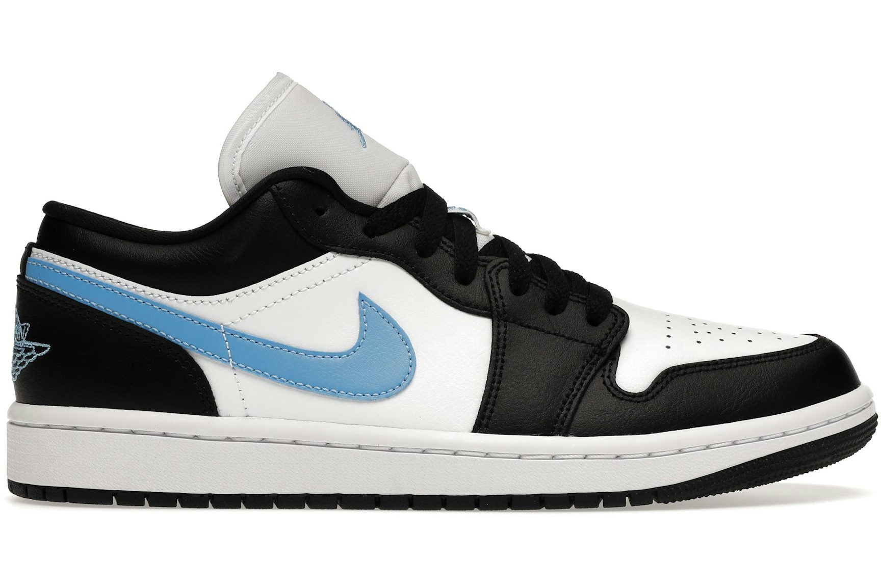 Jordan 1 Low Black University Blue White (Women's)-1