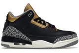 Jordan 3 Retro Black Cement Gold (Women's)