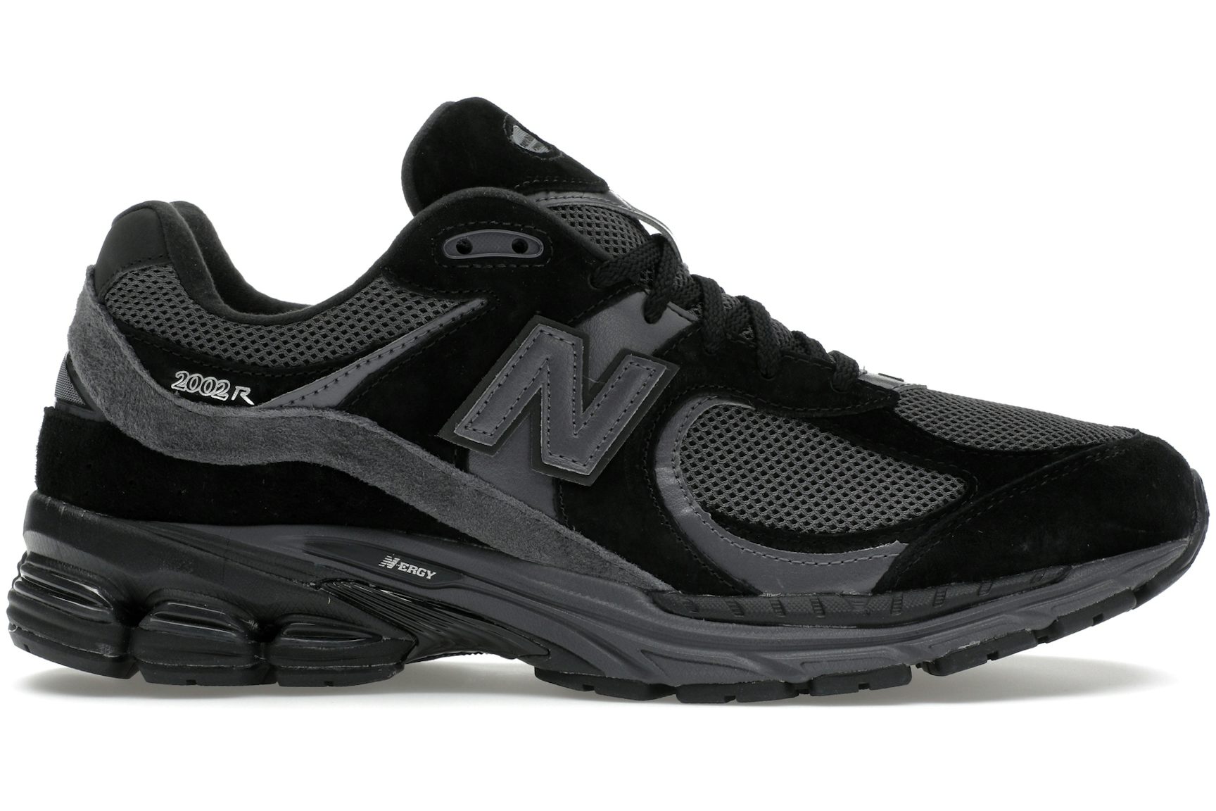 New Balance 2002R Black Dark Grey-1