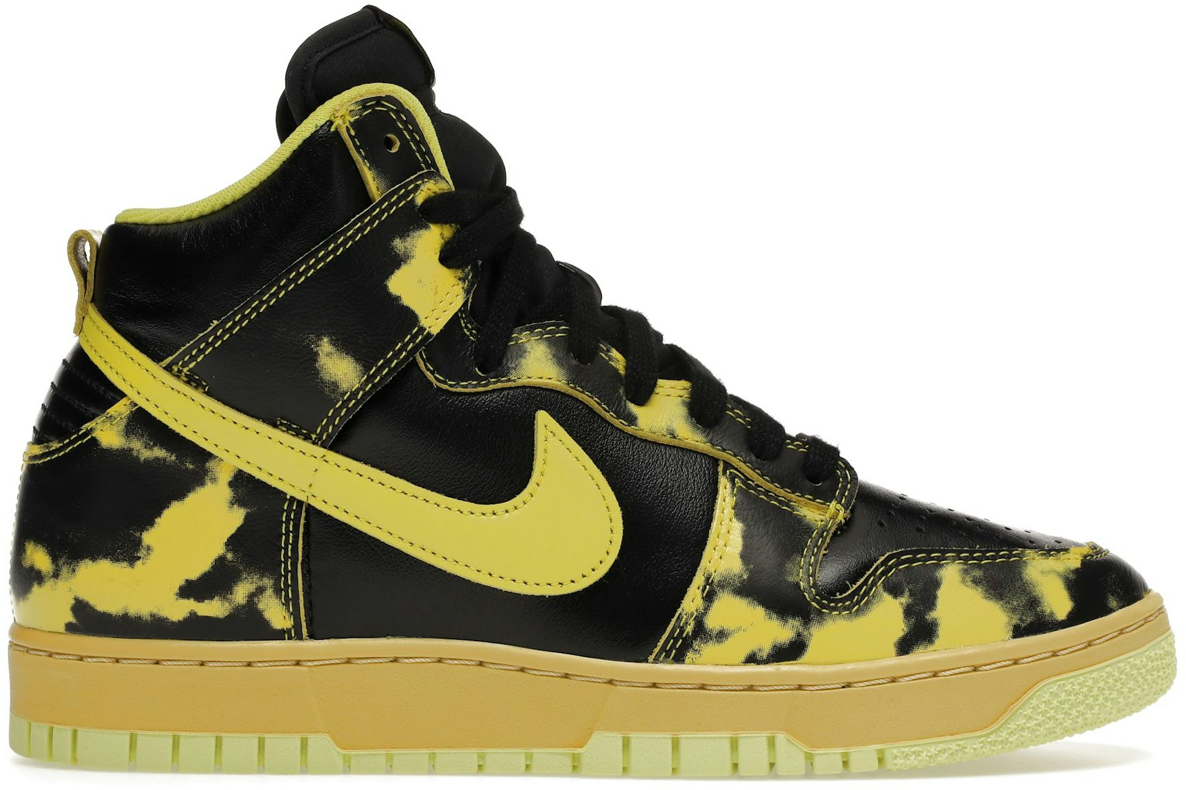 Nike Dunk High 1985 SP Yellow Acid Wash-1