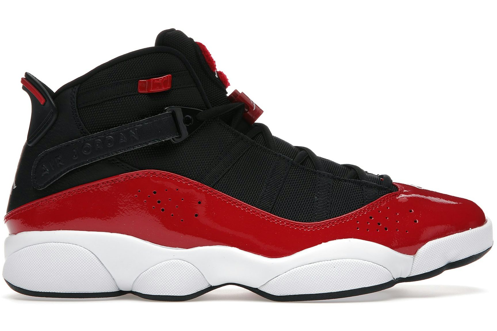 Jordan 6 Rings Black Gym Red White-1