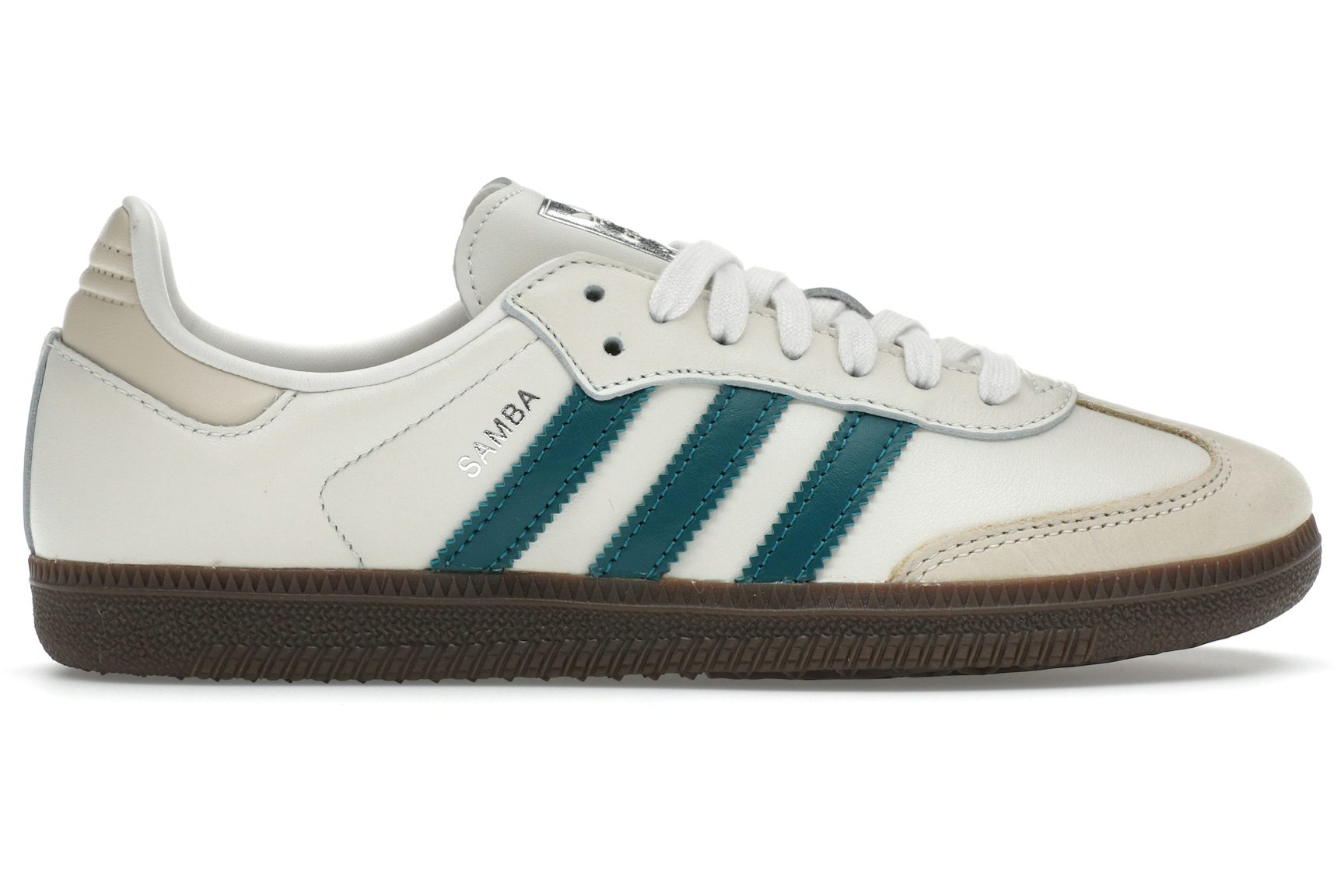 adidas Samba OG Cloud White Legacy Teal (Women's)-1