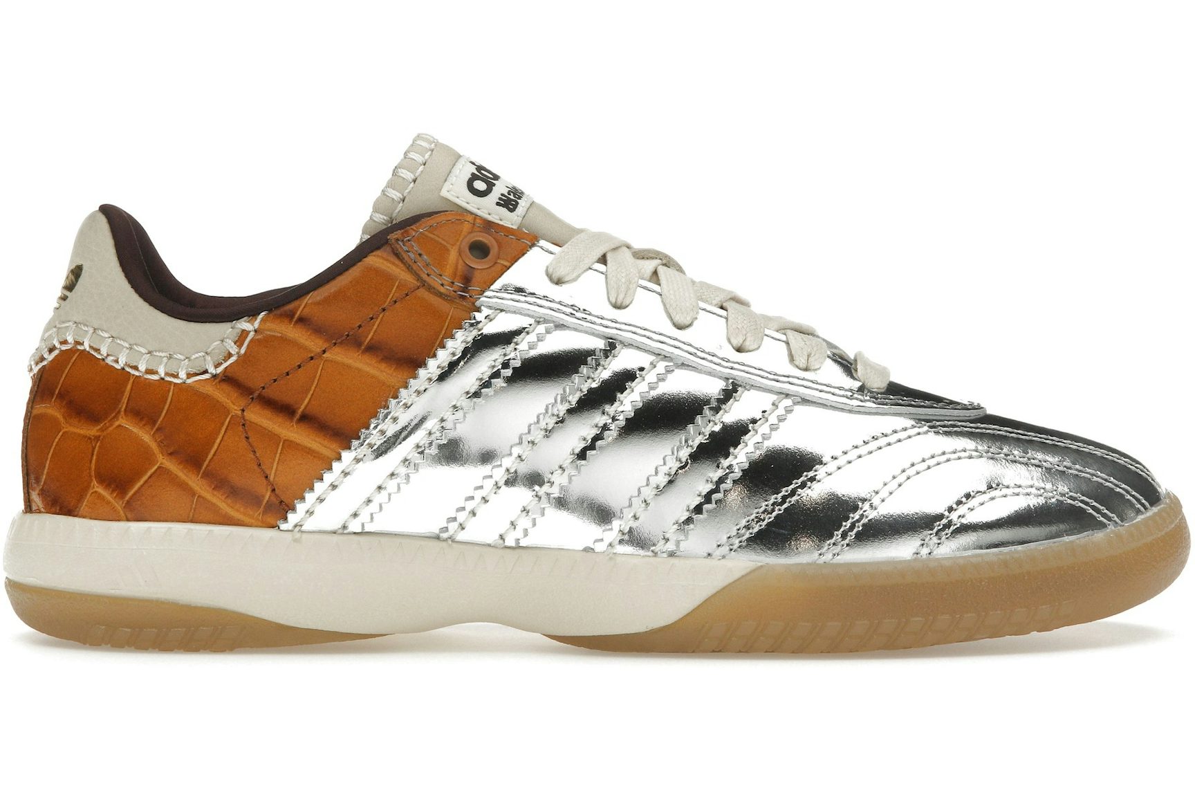 adidas Samba Millennium Wales Bonner Silver Metallic Yellow Croc-1
