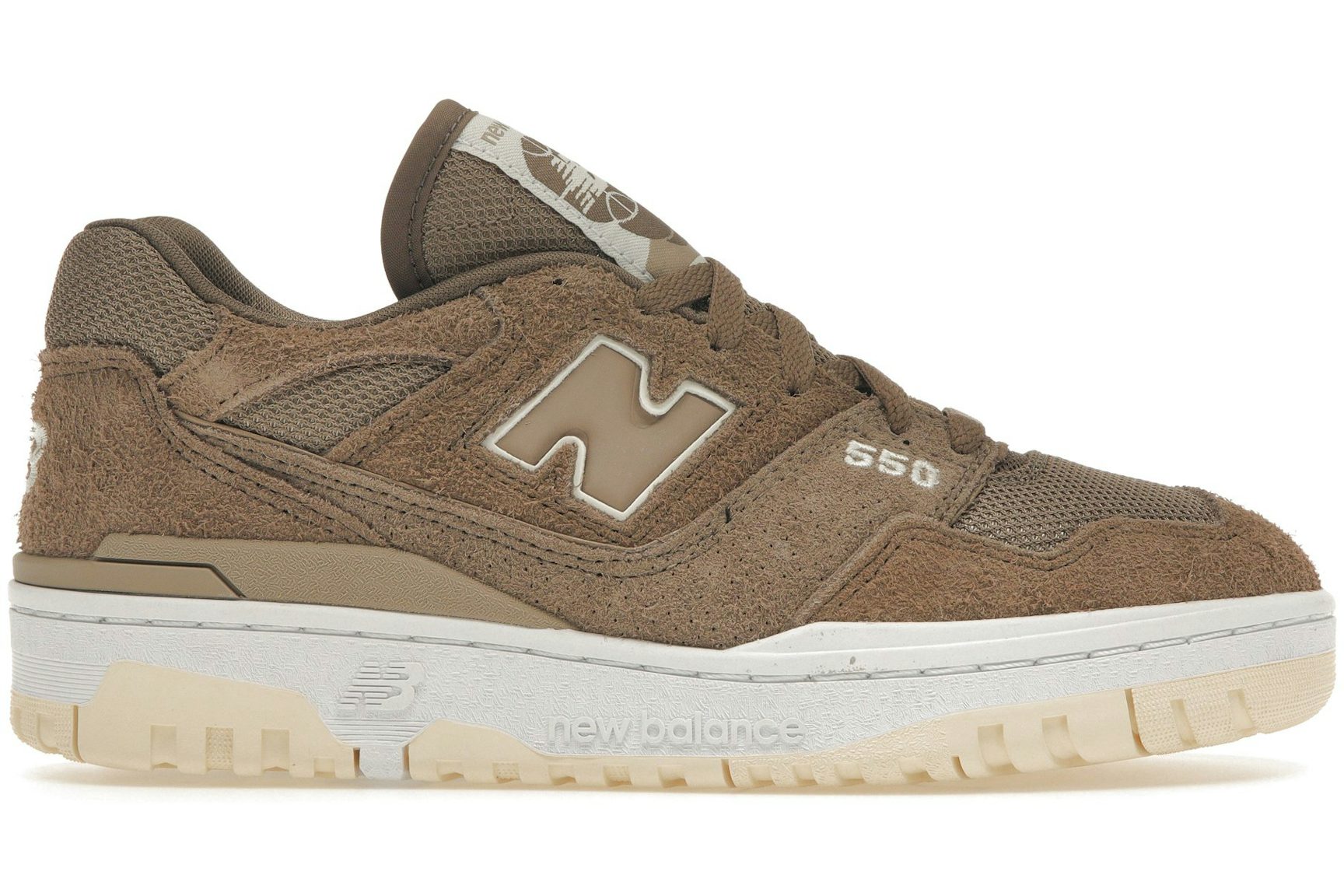 New Balance 550 Suede Mushroom-1