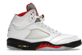Jordan 5 Retro Fire Red Silver Tongue (2020)