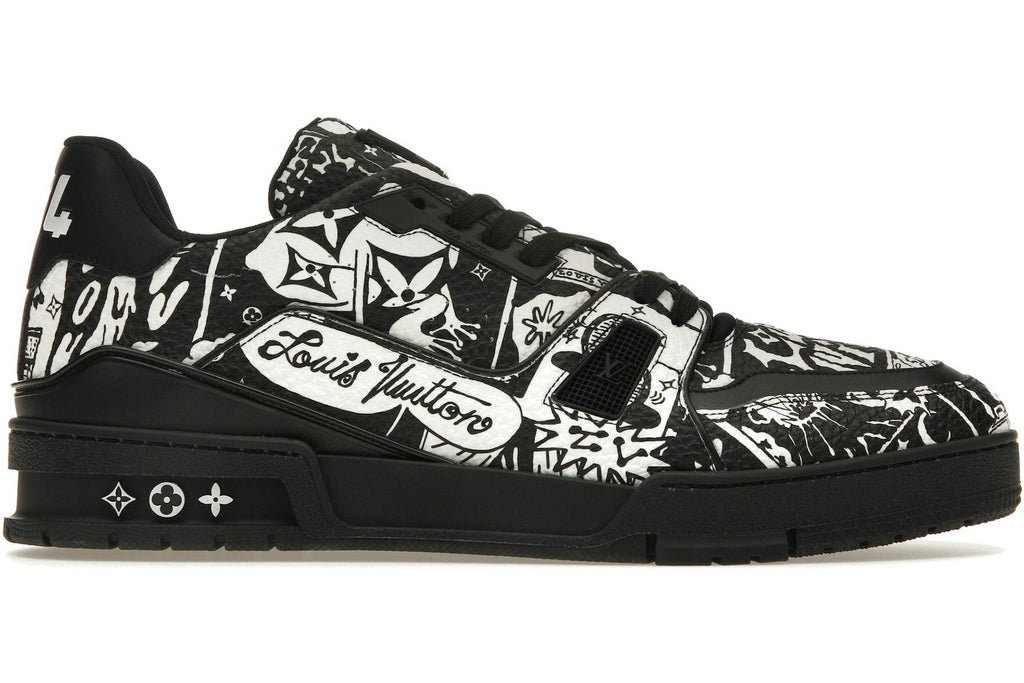 Louis Vuitton LV Trainer Comic Motifs Black White (SS23)