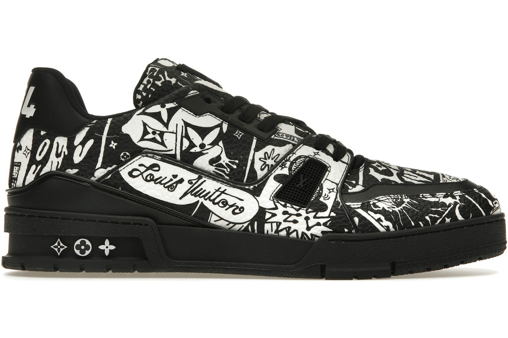 Louis Vuitton LV Trainer Comic Motifs Black White (SS23)