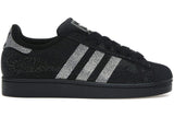 adidas Superstar II Rhinestone Black Silver (Women's)