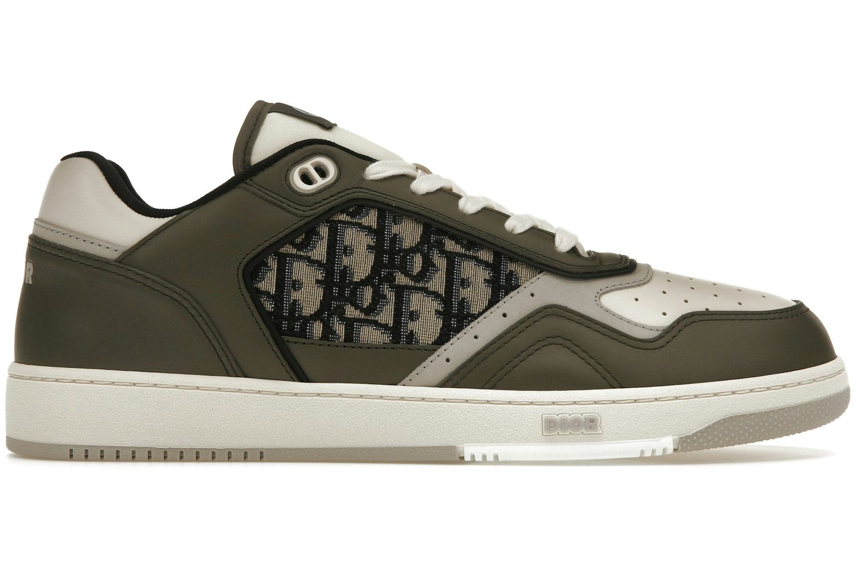 Dior B27 Low Olive Cream Beige Black Dior Oblique Jacquard