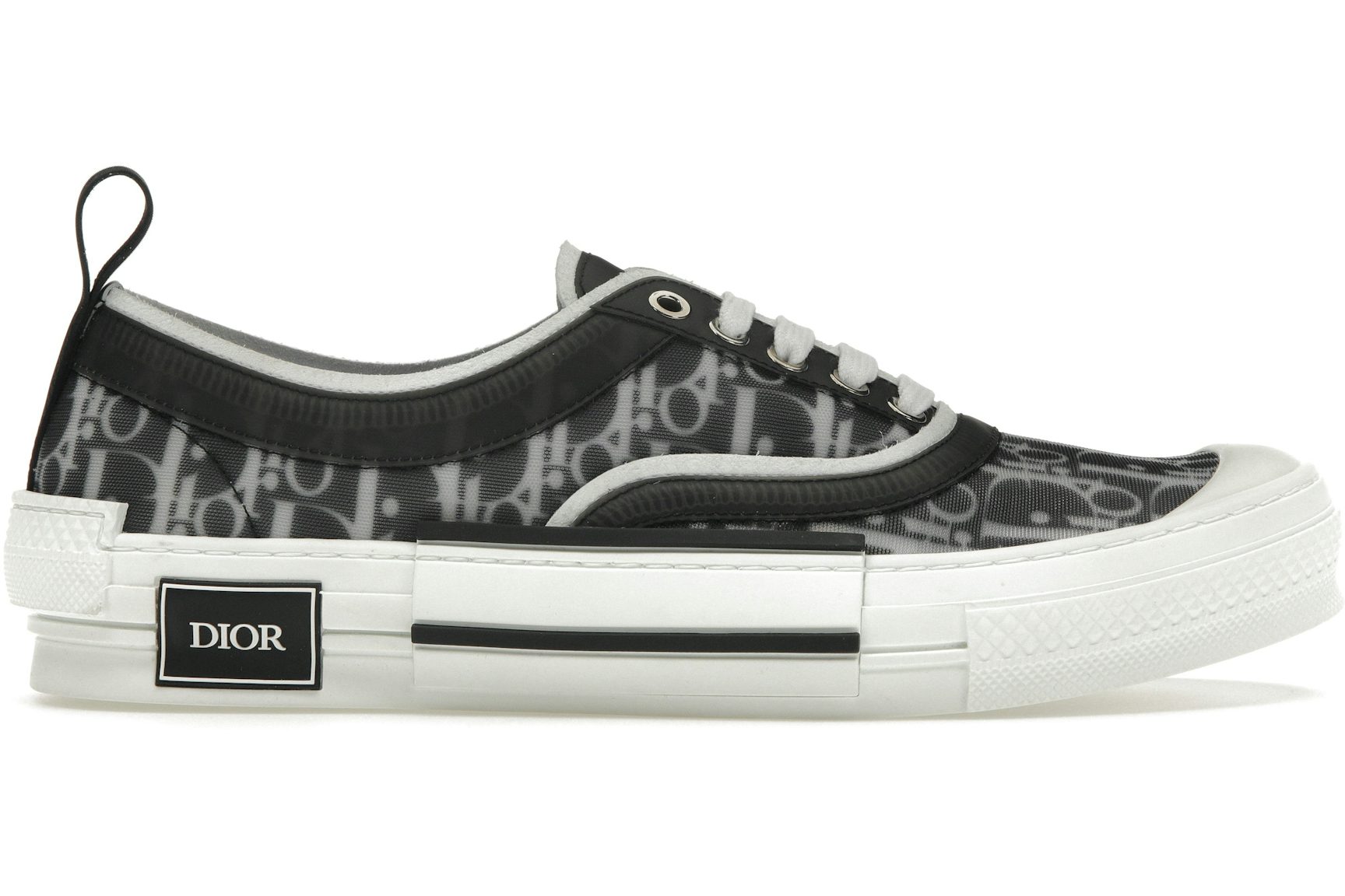 Dior B23 Low Black Oblique Canvas