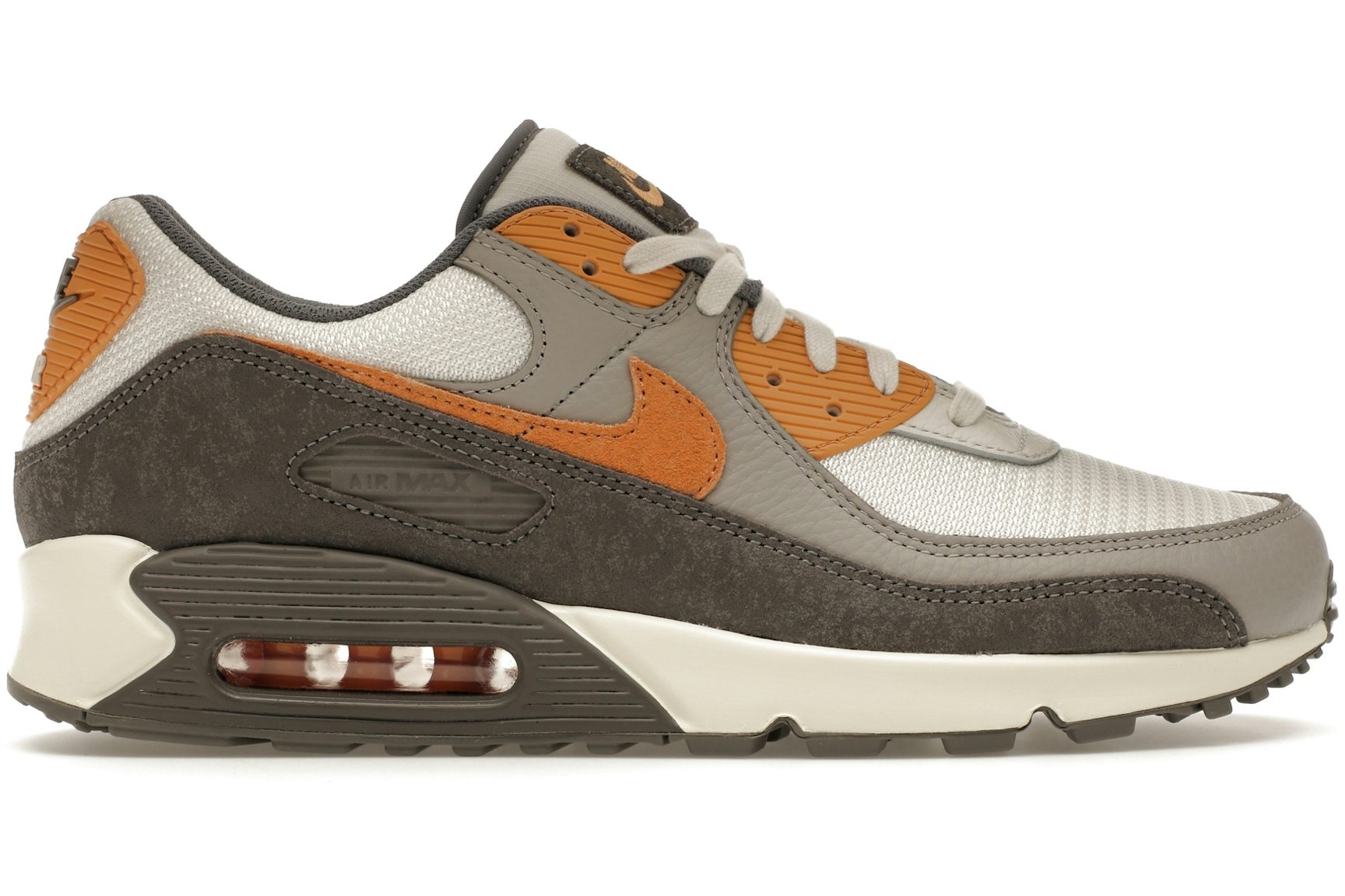 Nike Air Max 90 Premium Flat Pewter College Grey Phantom Copper Moon