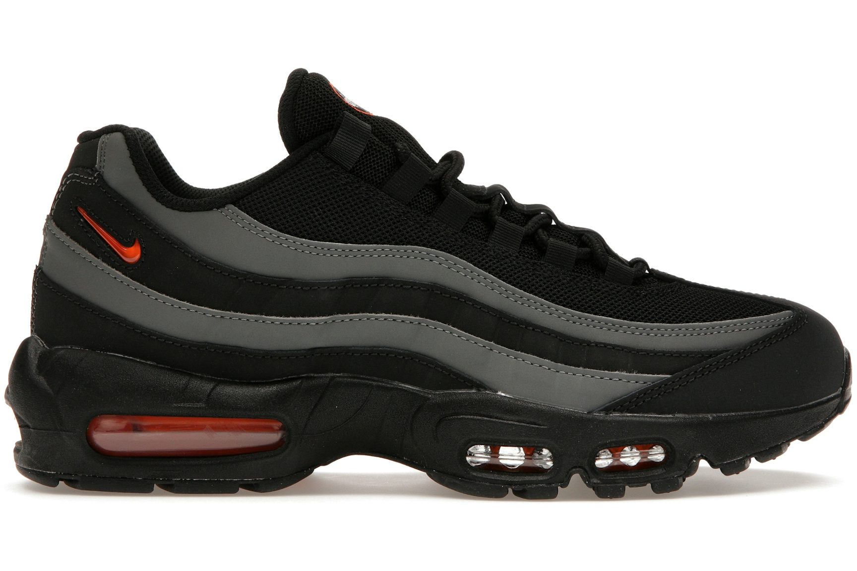 Nike Air Max 95 Black Grey Safety Orange