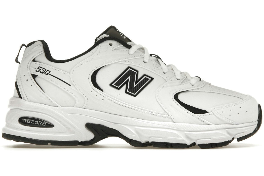 New Balance 530 White Black Leather