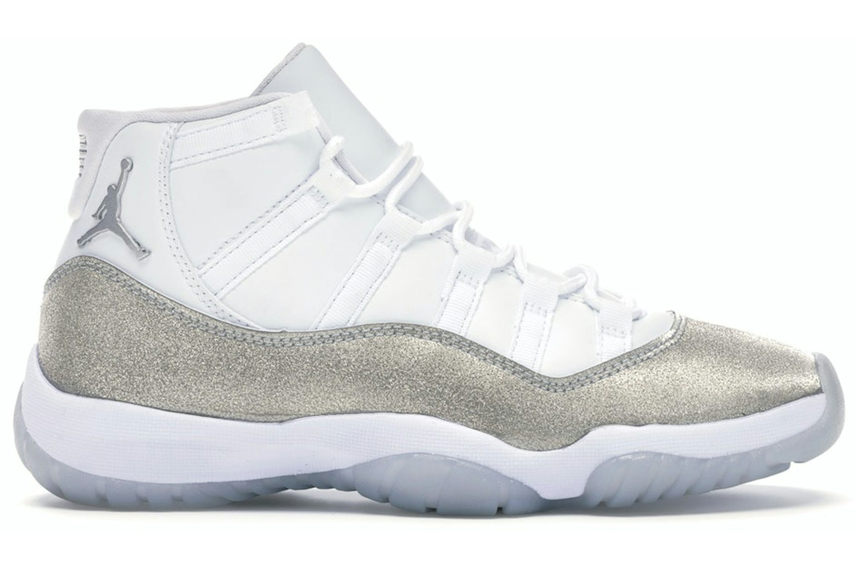 Jordan 11 Retro White Metallic Silver (Women's)-1