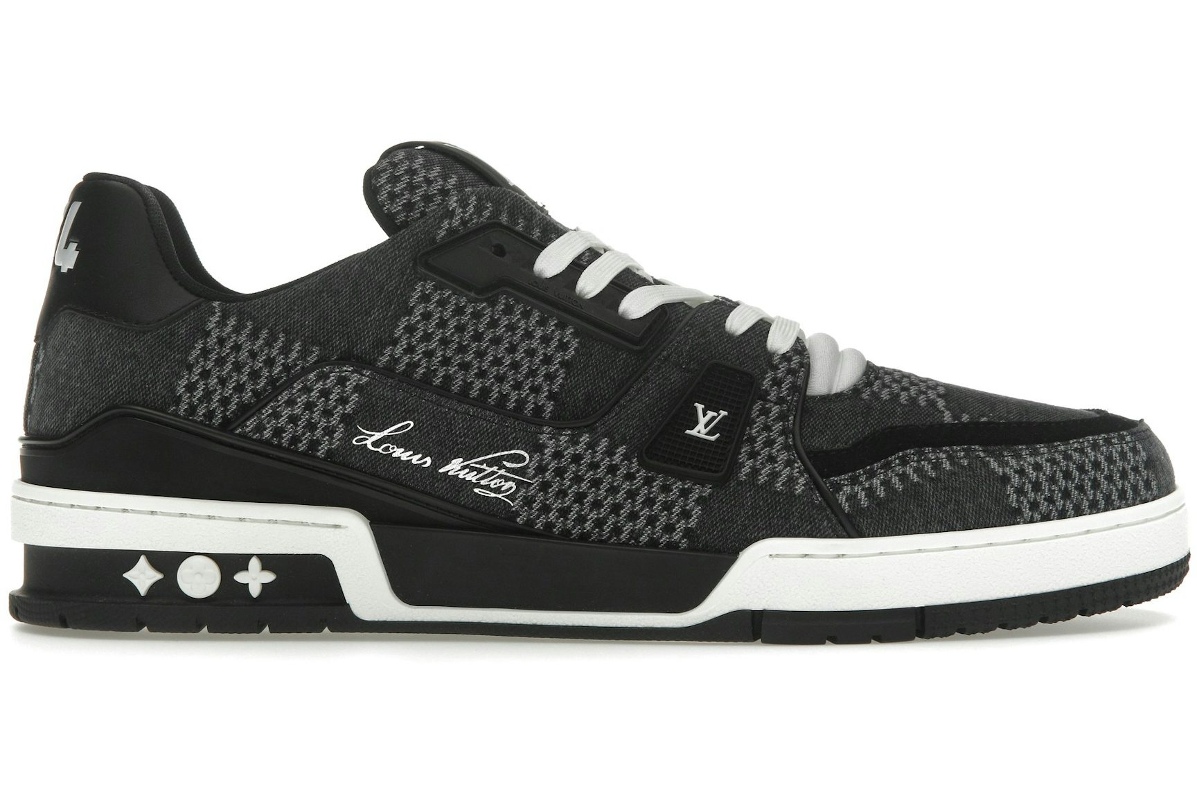 Louis Vuitton LV Trainer Black Damier 3D Denim