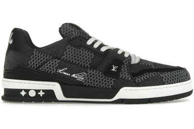 Louis Vuitton LV Trainer Black Damier 3D Denim