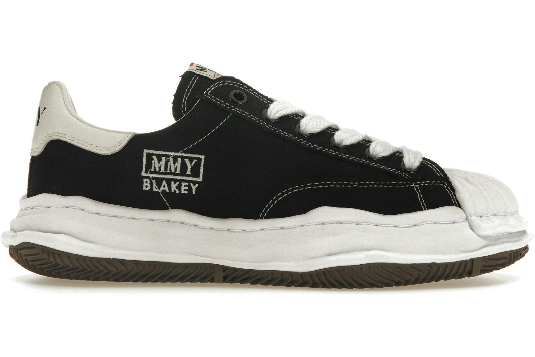 Maison Mihara Yasuhiro Blakey OG Sole Canvas Low Black White
