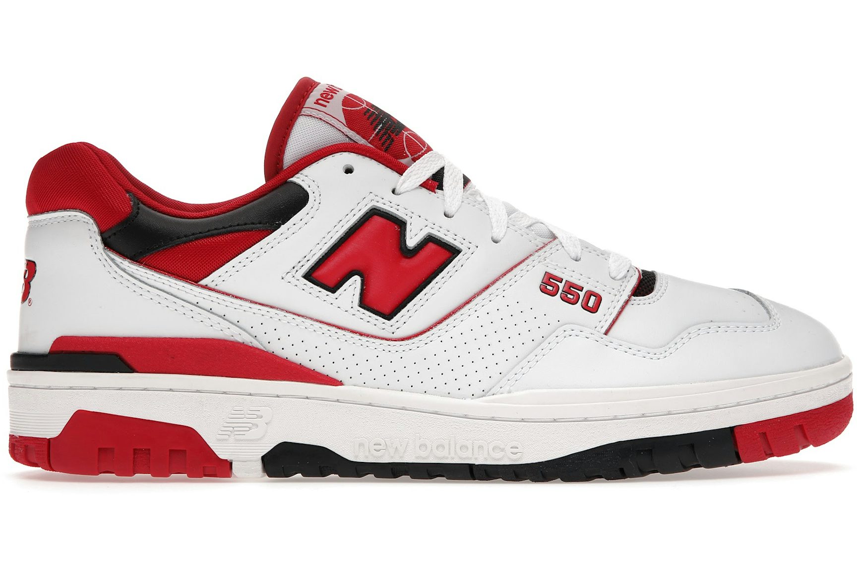 New Balance 550 White Red-1