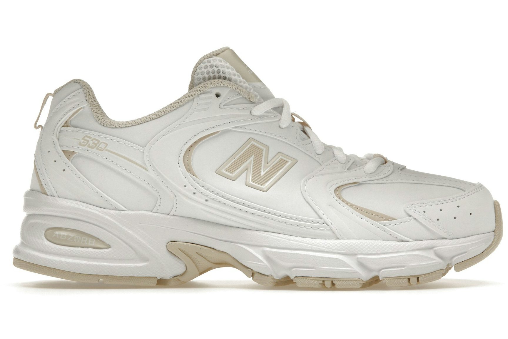New Balance 530 White Calm Taupe