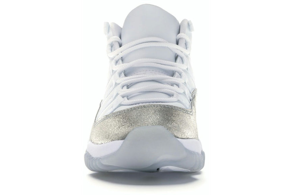 Jordan 11 Retro White Metallic Silver (Women's)-2