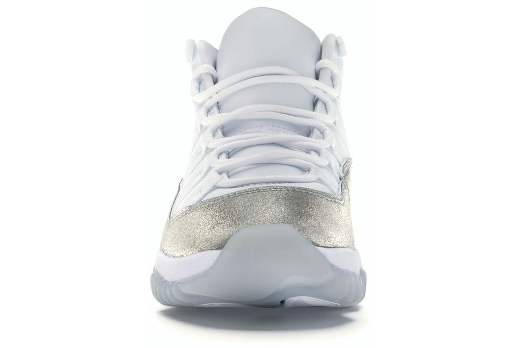 Jordan 11 Retro White Metallic Silver (Women's)-2