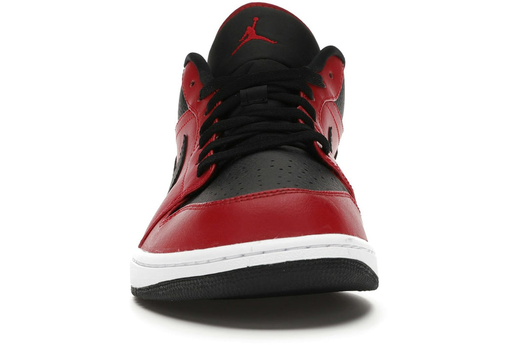 Jordan 1 Low Reverse Bred Pebbled Swoosh-2