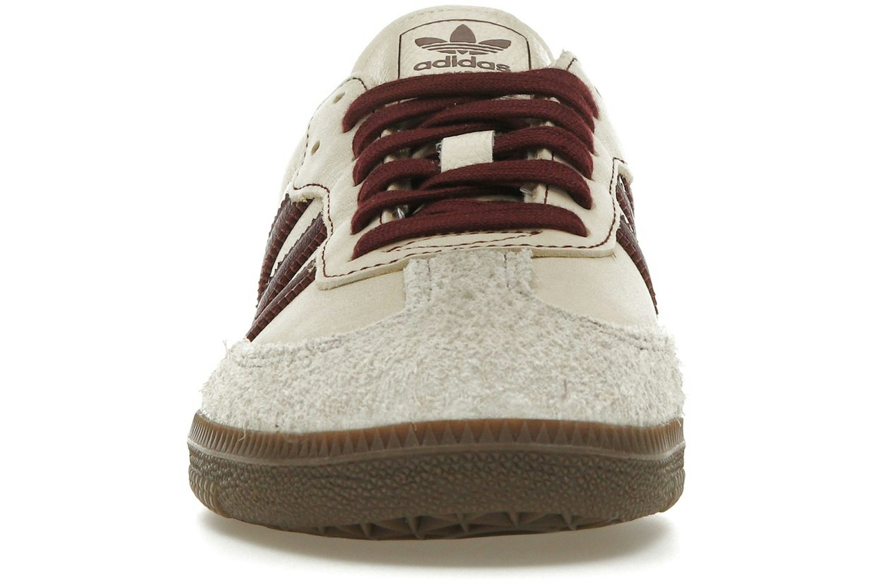 adidas Samba OG Wonder White Maroon (Women's)-2