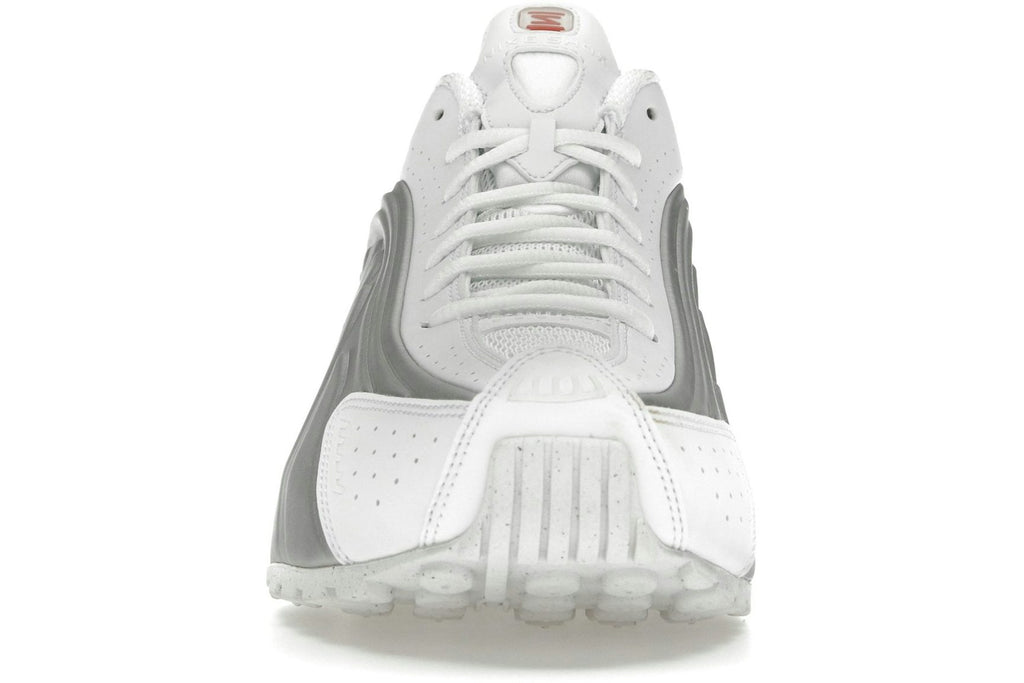 Nike Shox R4 White Bright Crimson Metallic Silver