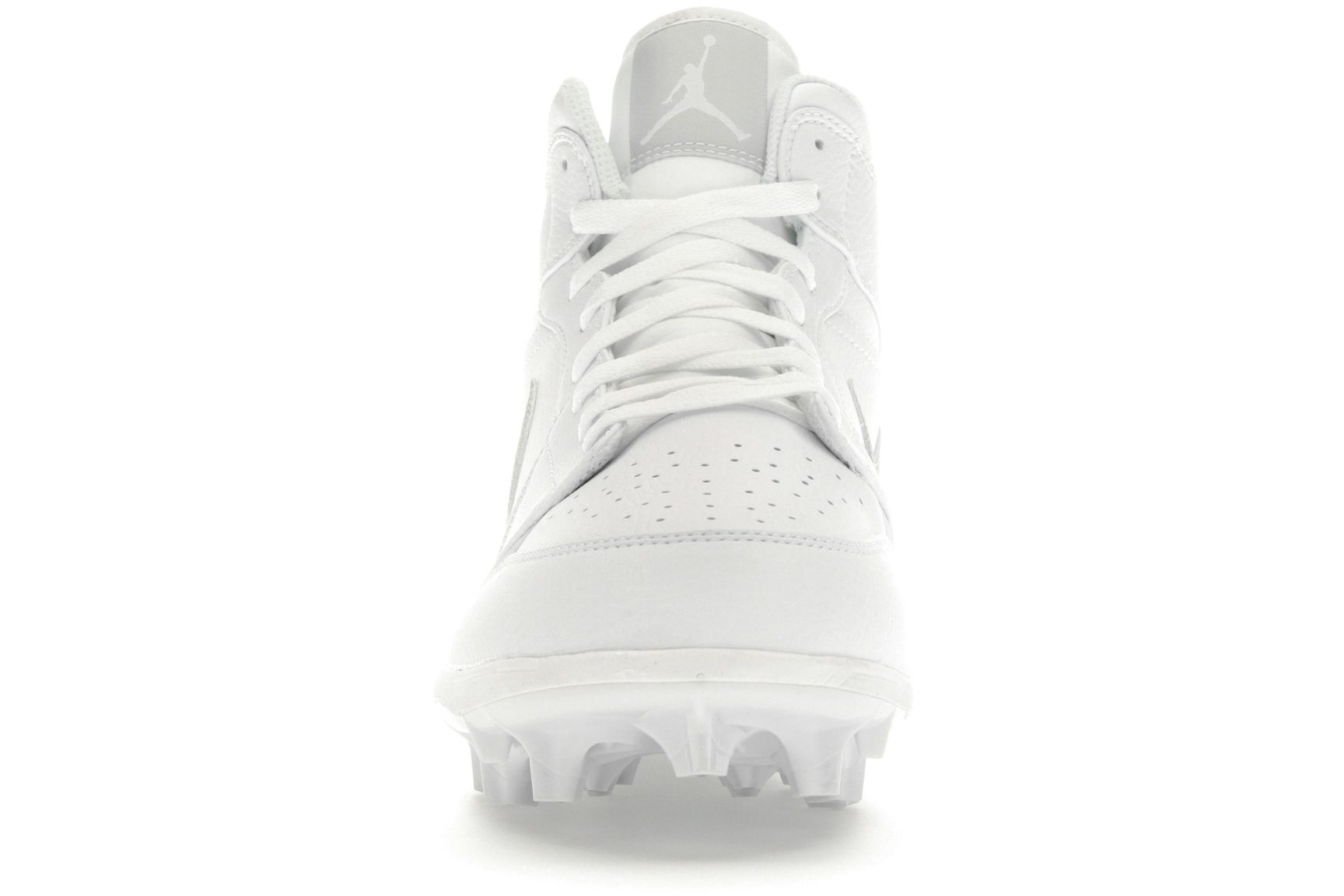 Jordan 1 Mid TD Cleat White Grey Fog