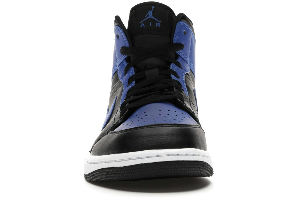 Jordan 1 Mid Hyper Royal Tumbled Leather