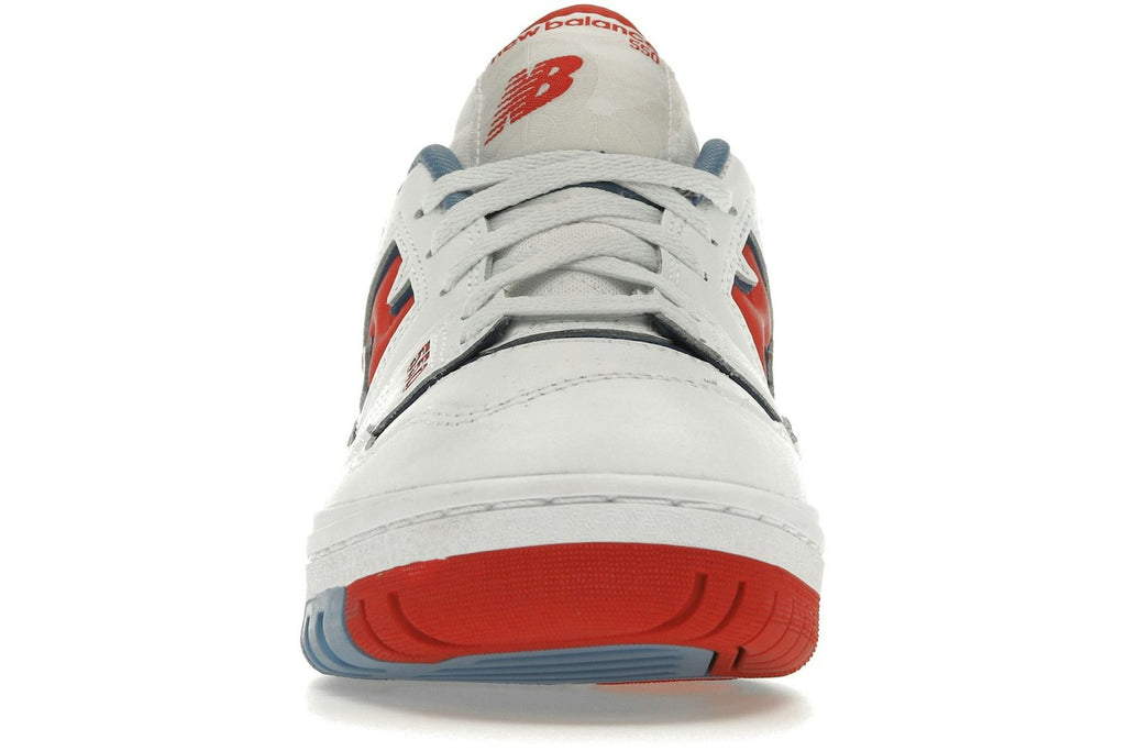 New Balance 550 White True Red Atlantic Blue-2