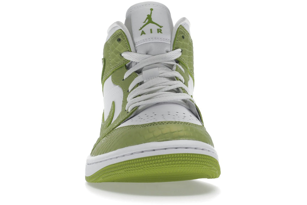 Jordan 1 Mid Green Python (Women's)