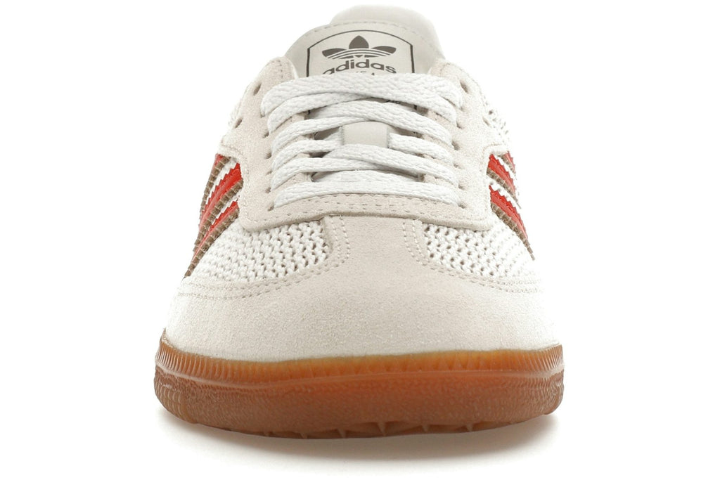 adidas Samba OG Crystal White Preloved Red-2