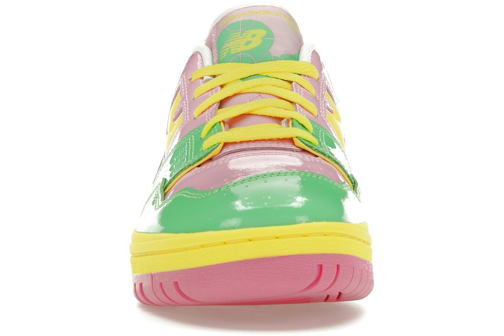 New Balance 550 Y2K Patent Leather Pack Pink Green-2