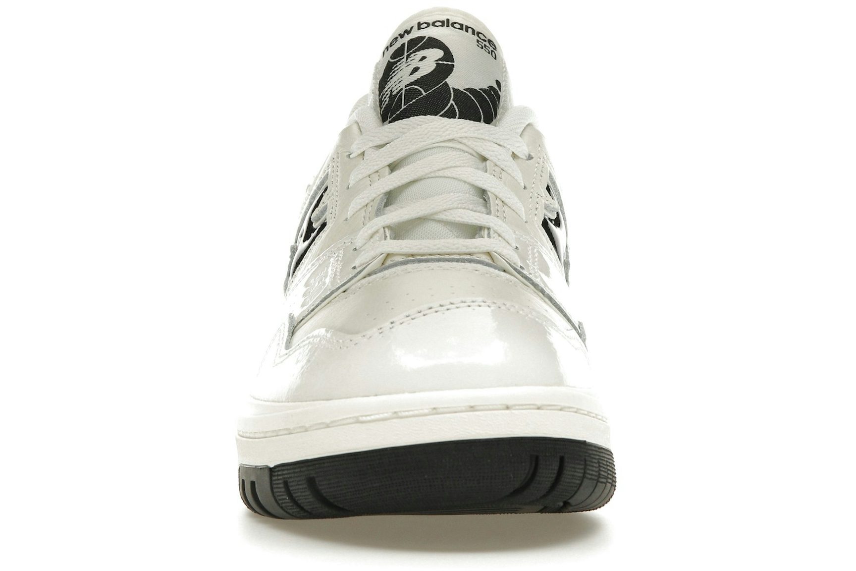New Balance 550 Sea Salt Black Patent-2