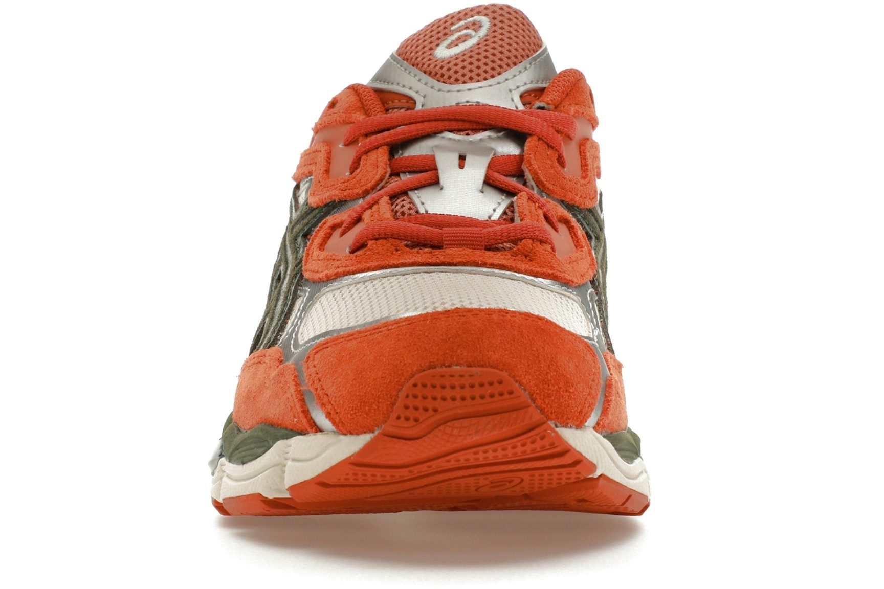ASICS Gel-NYC Oatmeal Forest Green Orange-2