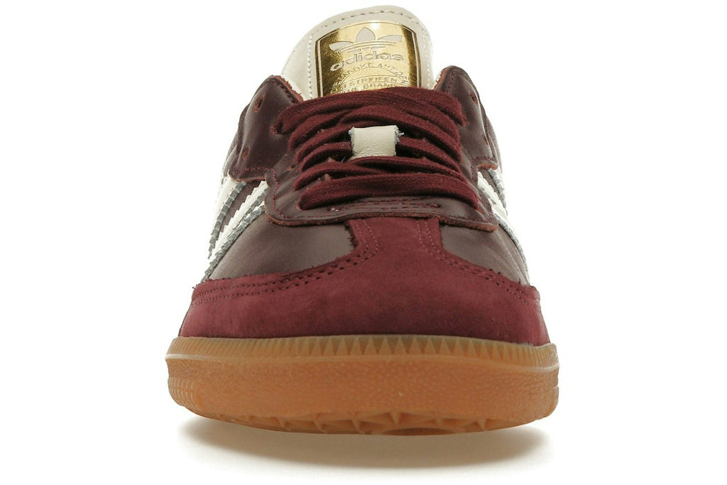 adidas Samba OG Maroon Gold Metallic (Women's)-2